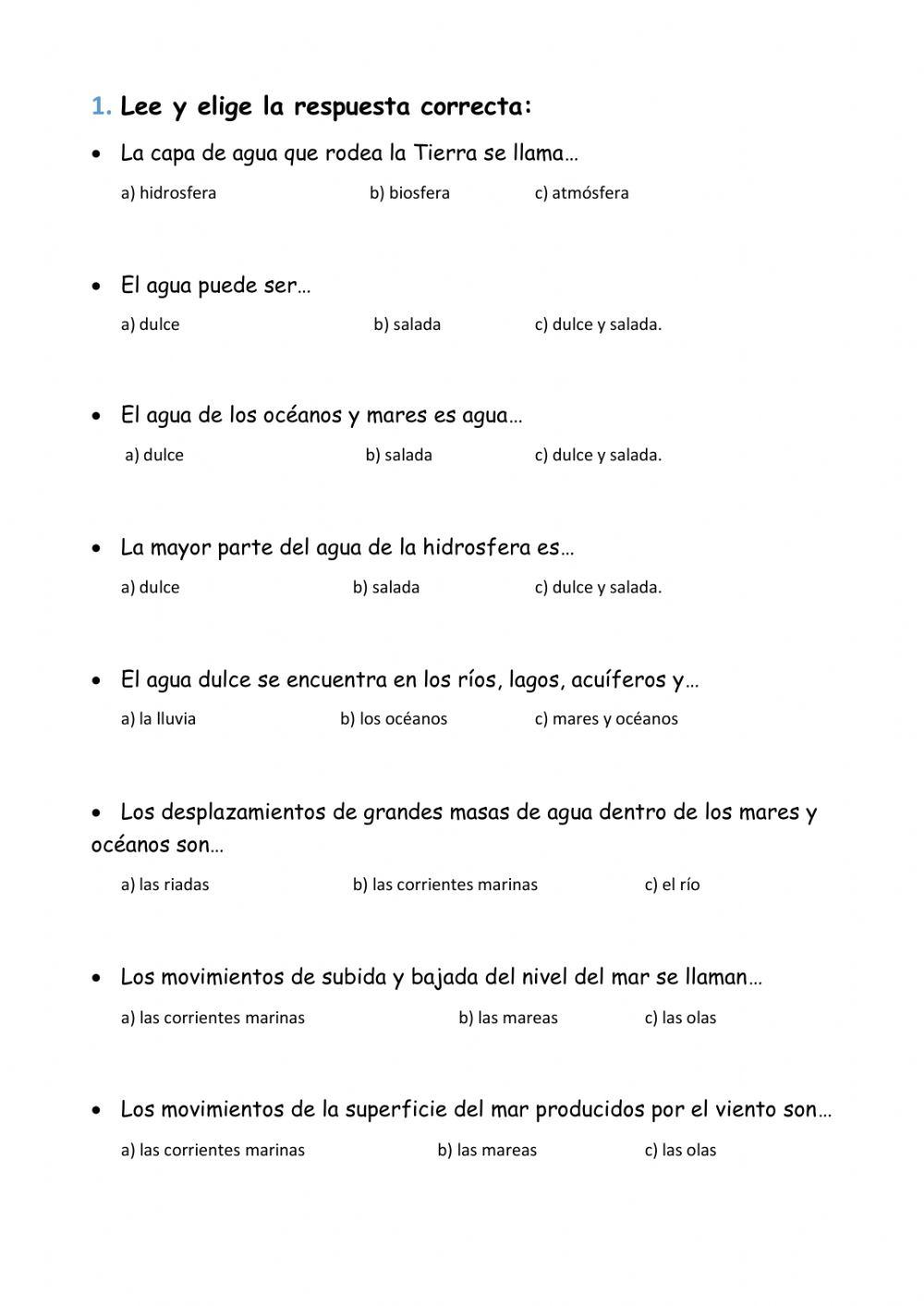 El agua en el planeta tierra