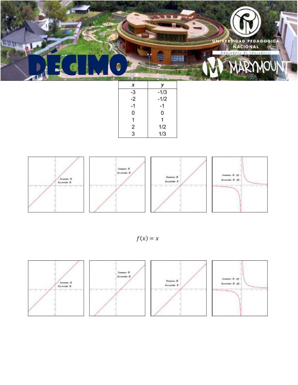 Función inversa y compuesta
