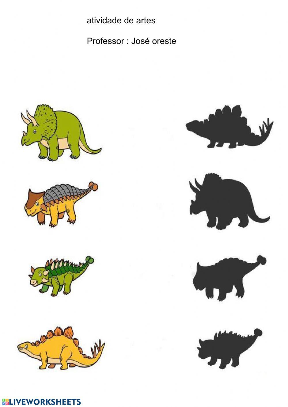 Sombras de dinossauros