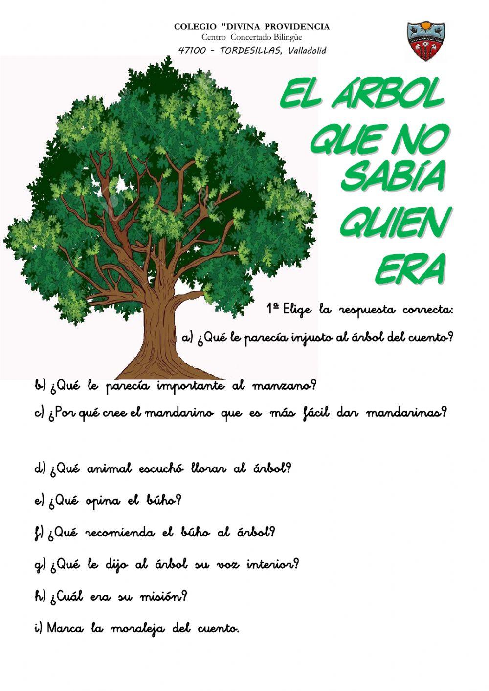 03 el árbol que no sabía quien era