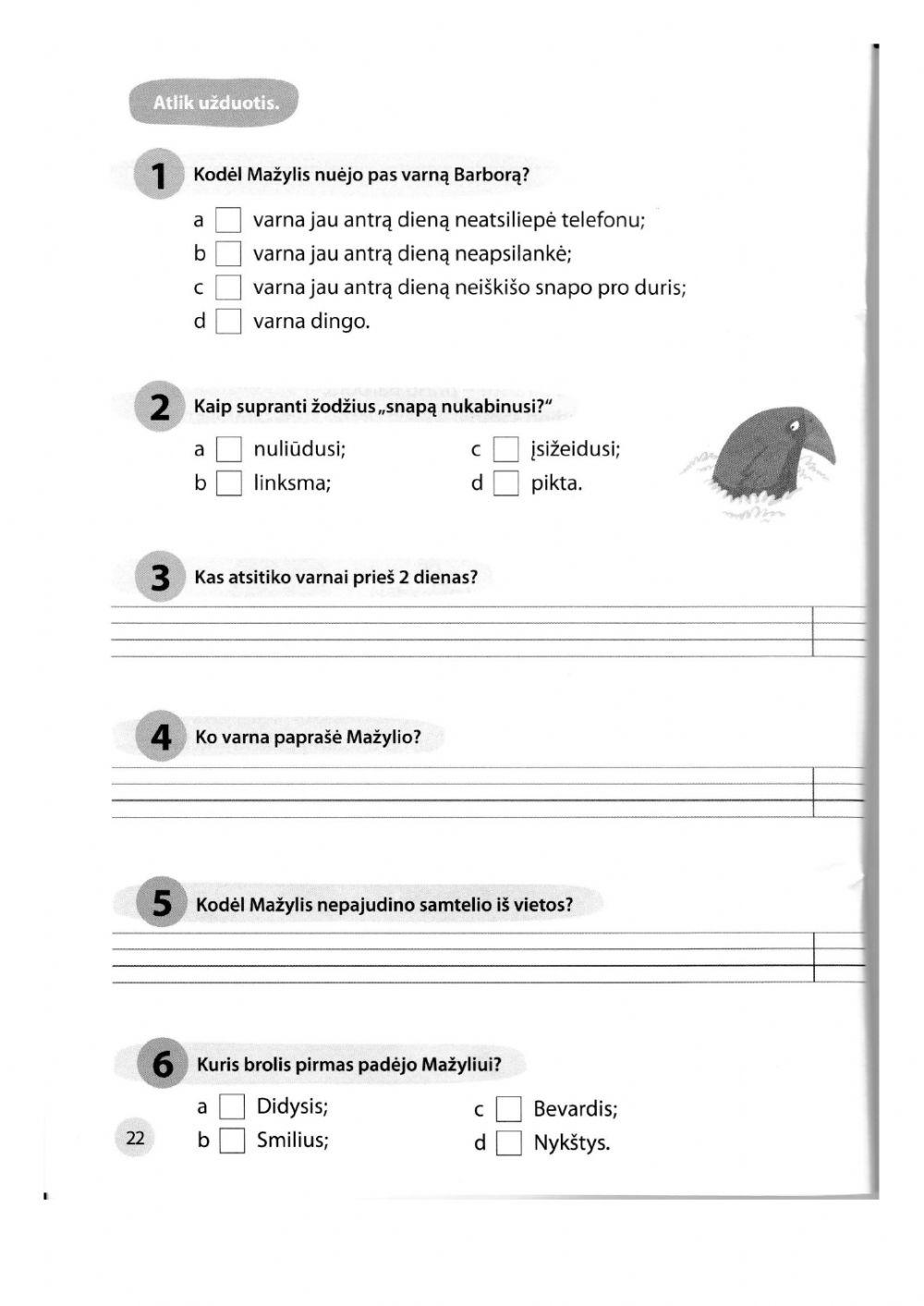 Teksto suvokimo testas 7