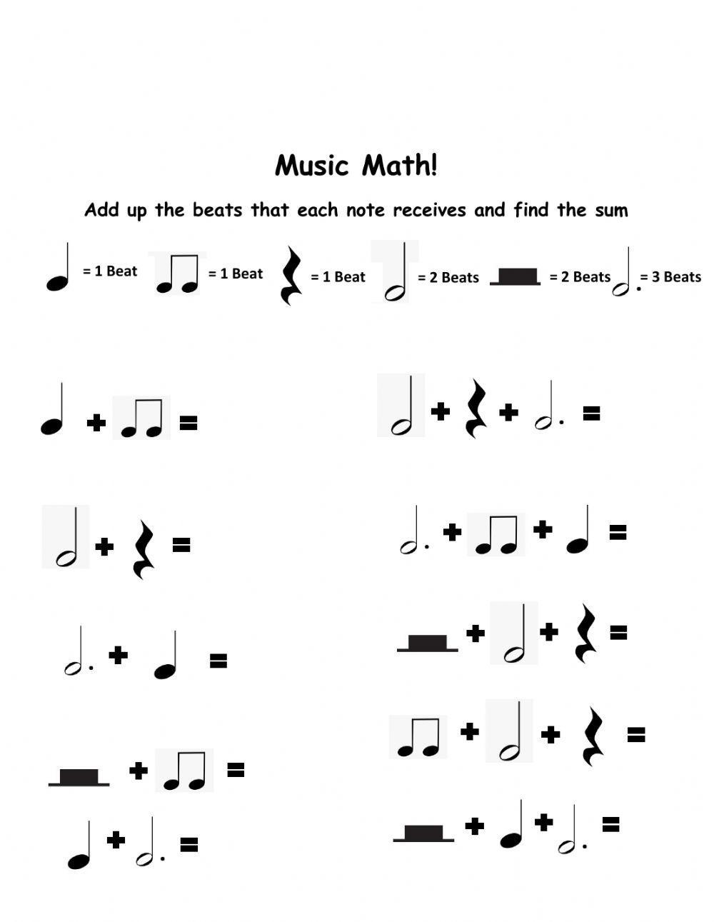 Music Math Level 2