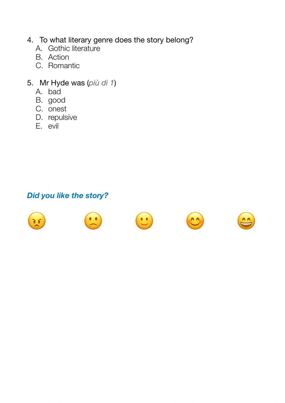 Dr Jekyll and mr Hyde