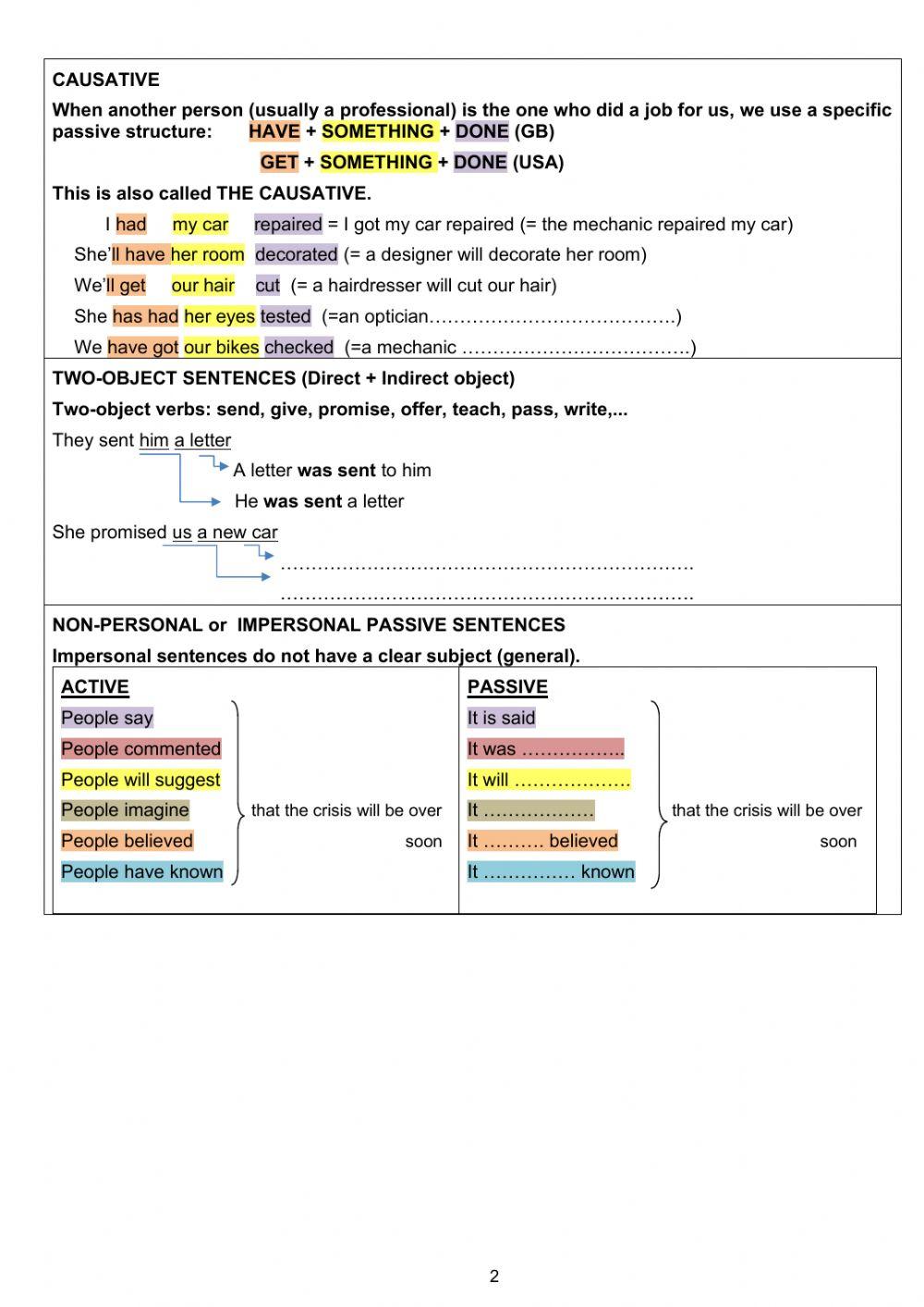2 BAT Passive Voice I