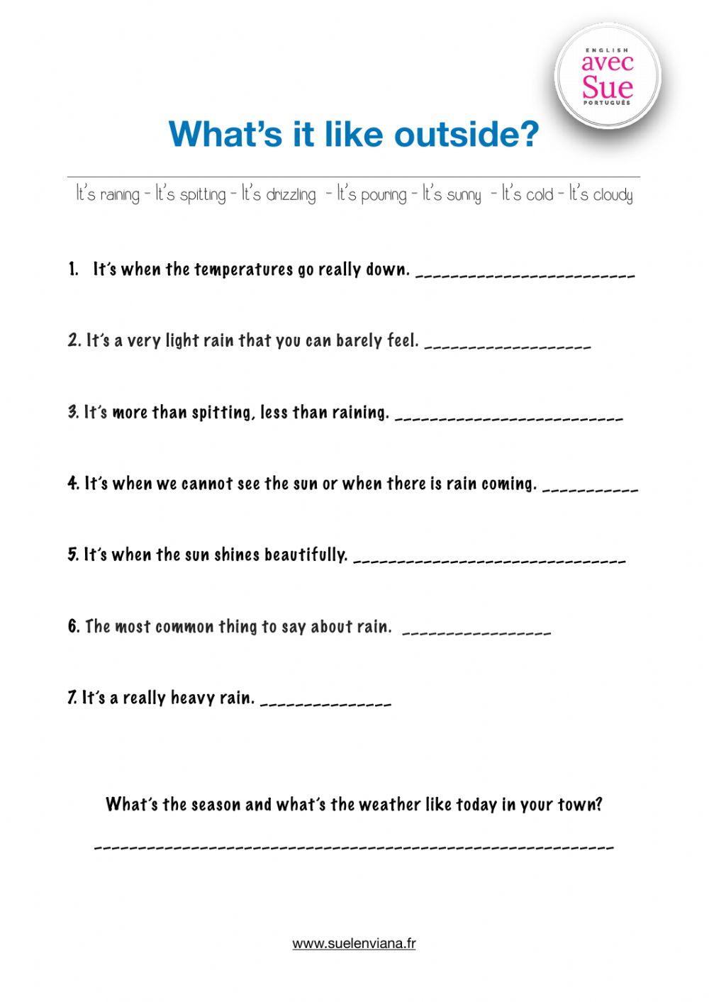 What's the weather like?