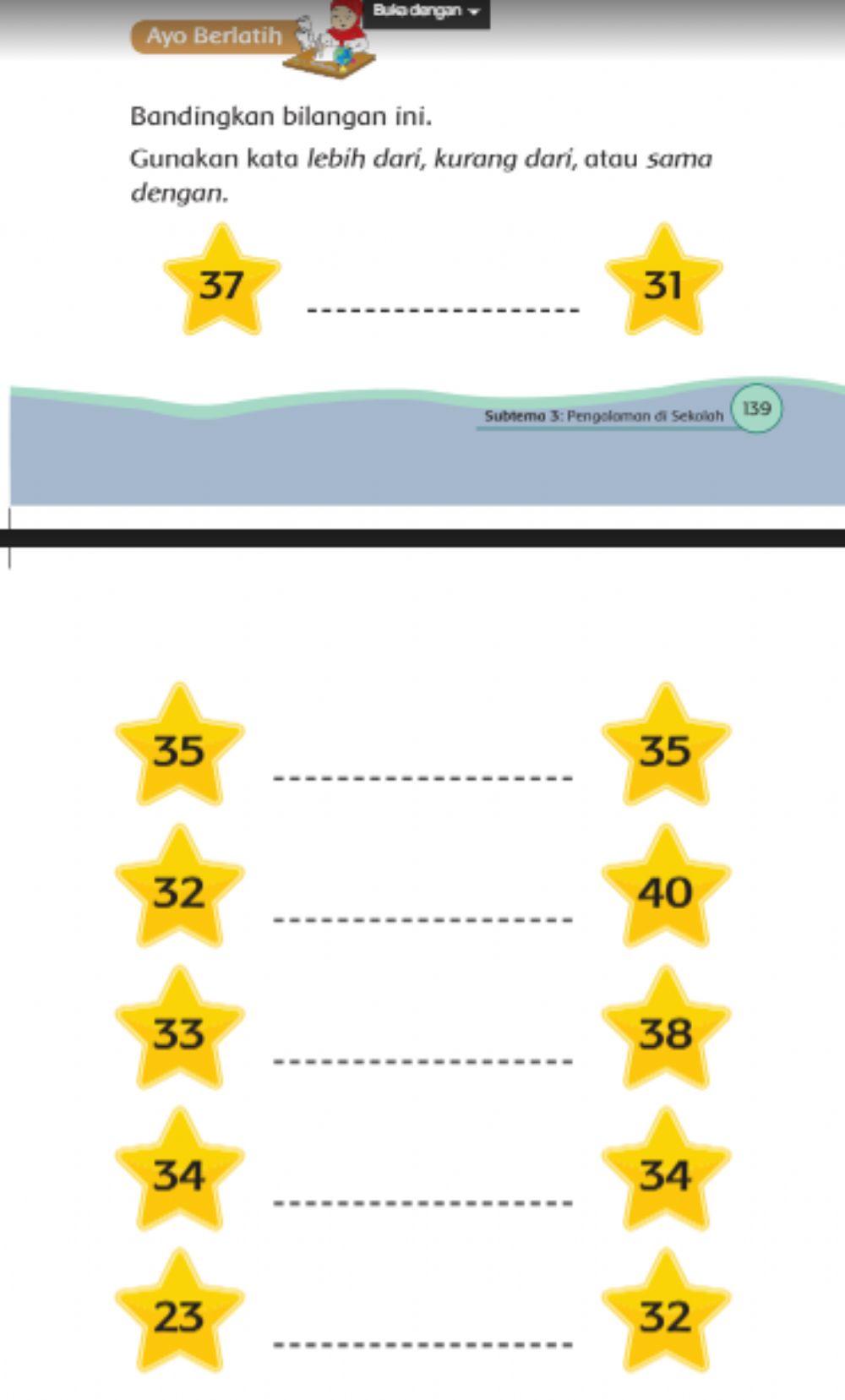 Kelas 1 Tema 5 Sub Tema 3 Pb 6