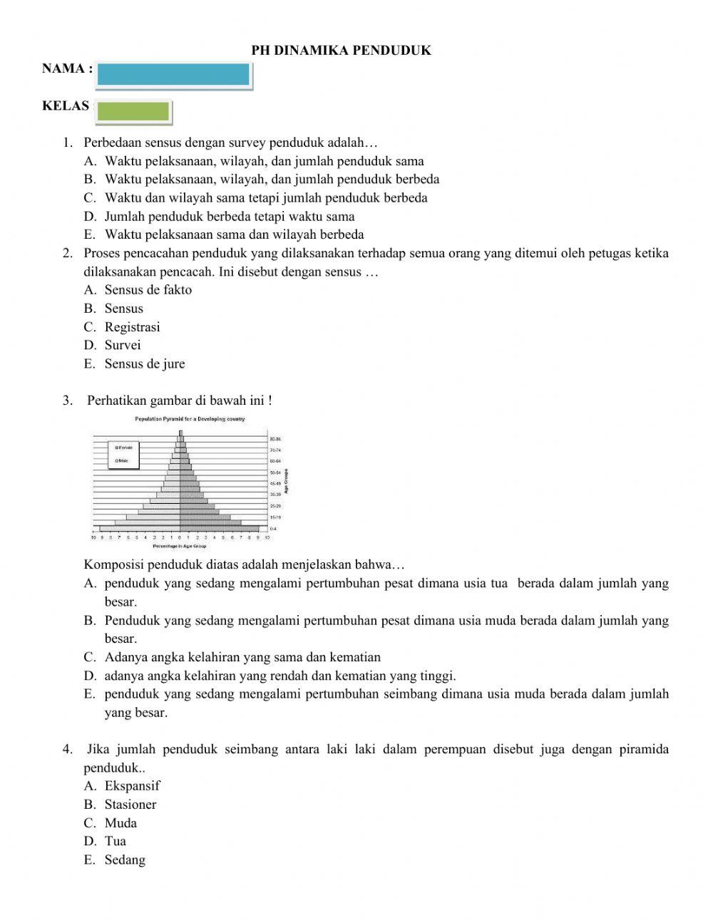 PH Dinamika Penduduk
