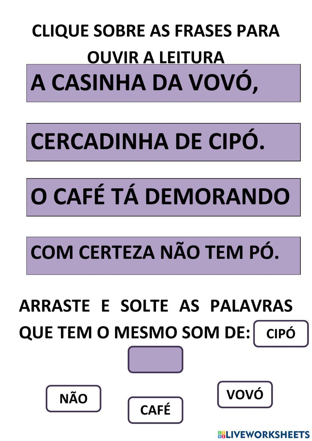 Parlenda a casinha da vovó