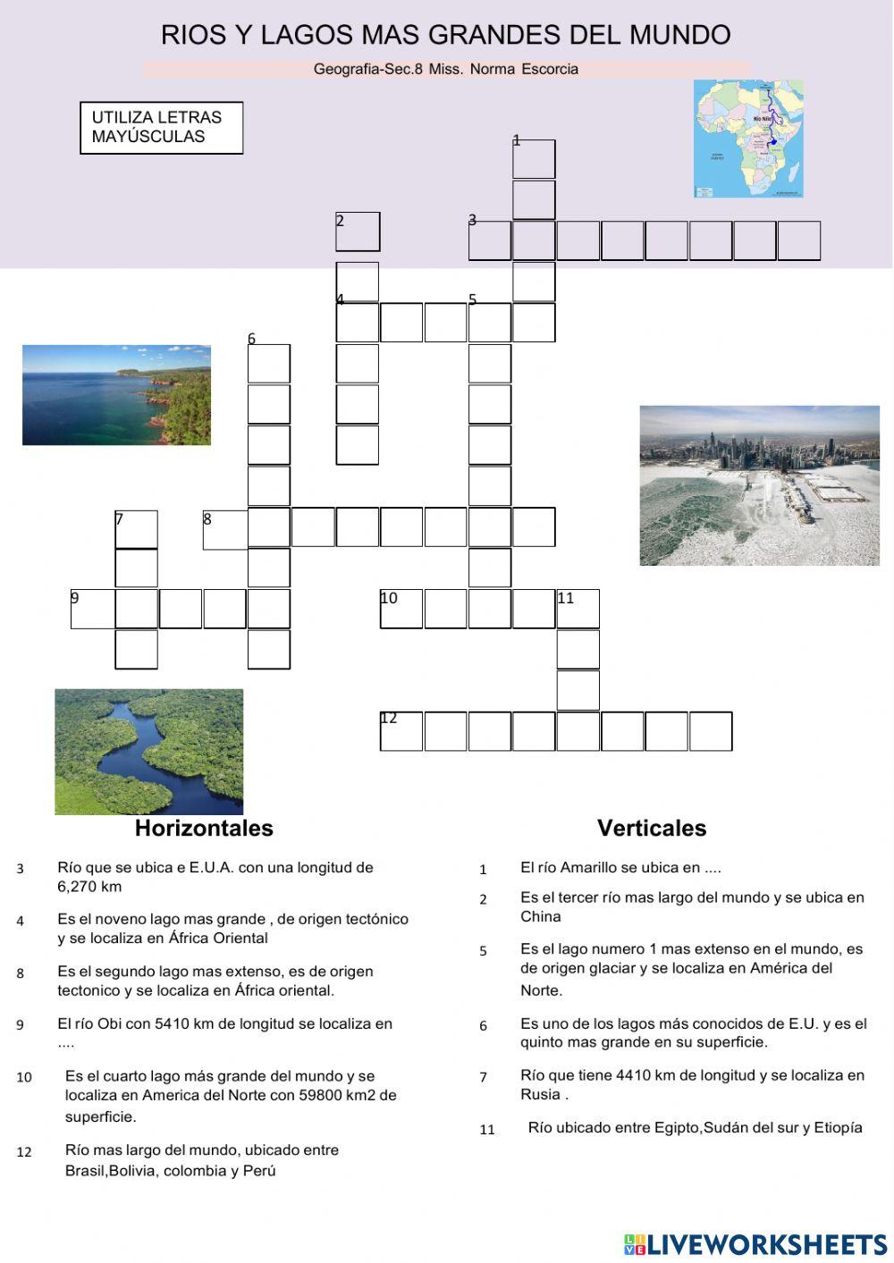 Rios y lagos mas grandes del mundo