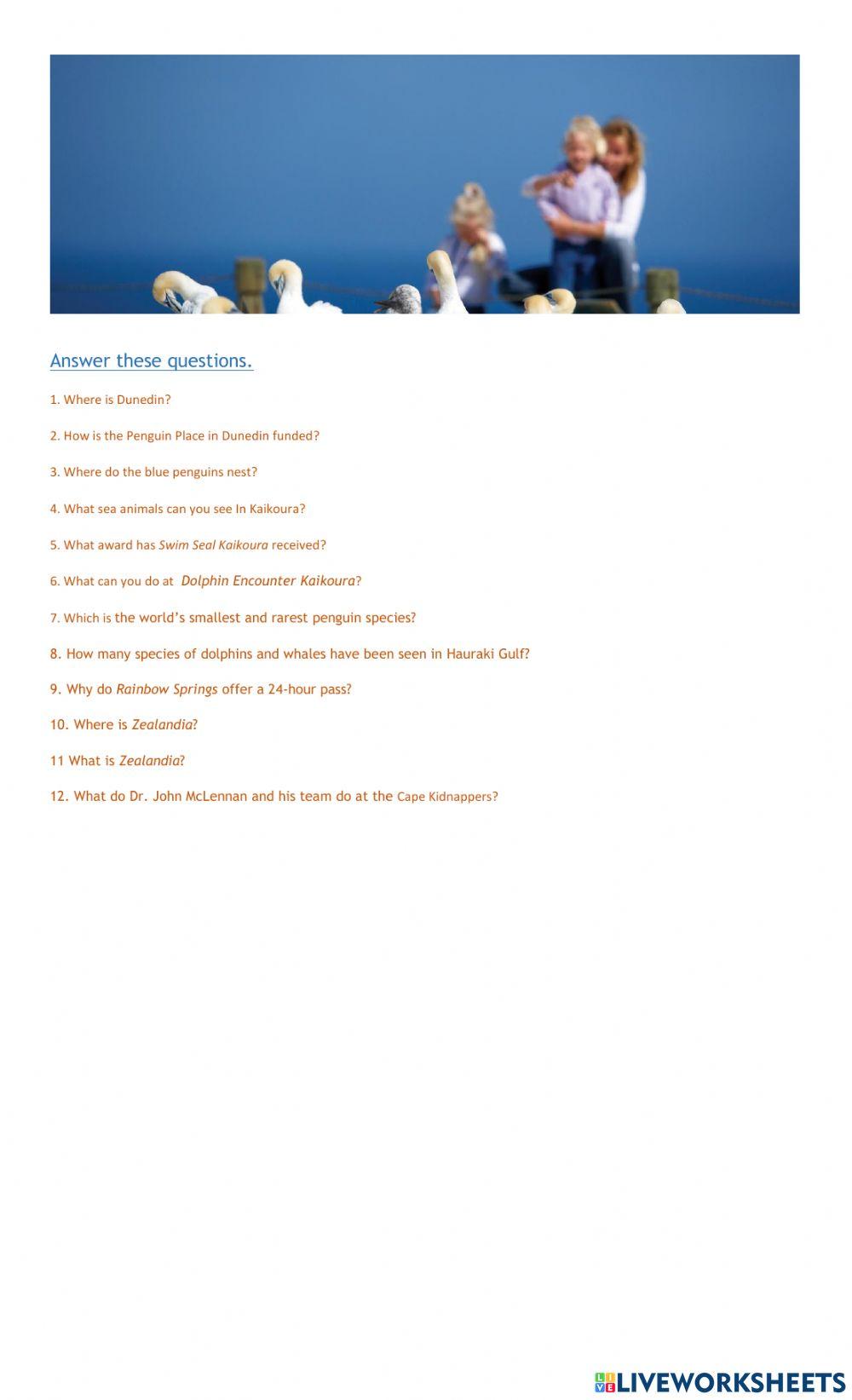 Popular Wildlife Experiences in New Zealand