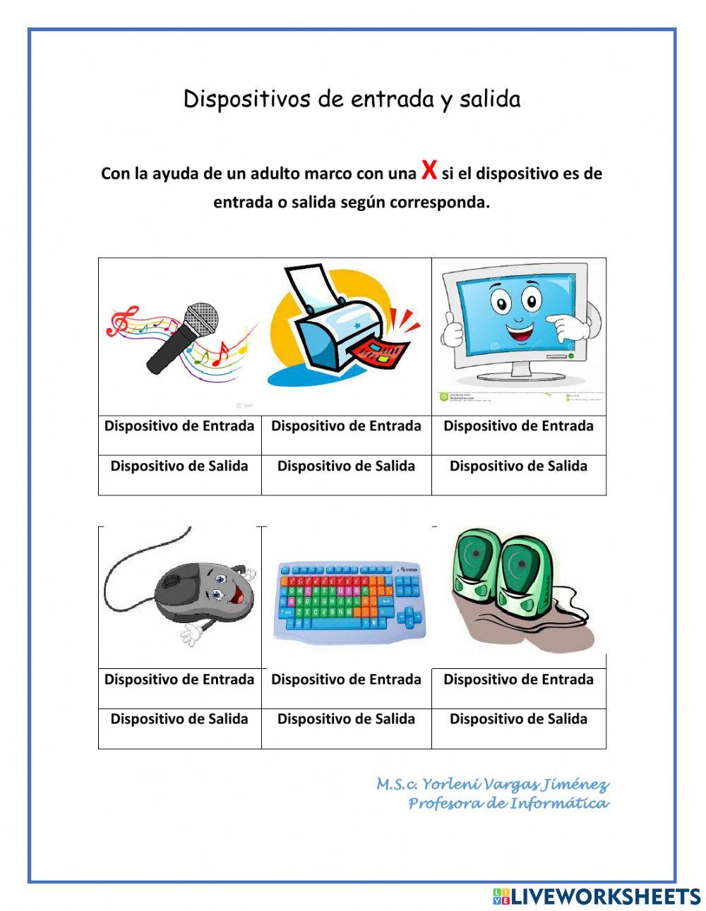 Dispositivos de entrada