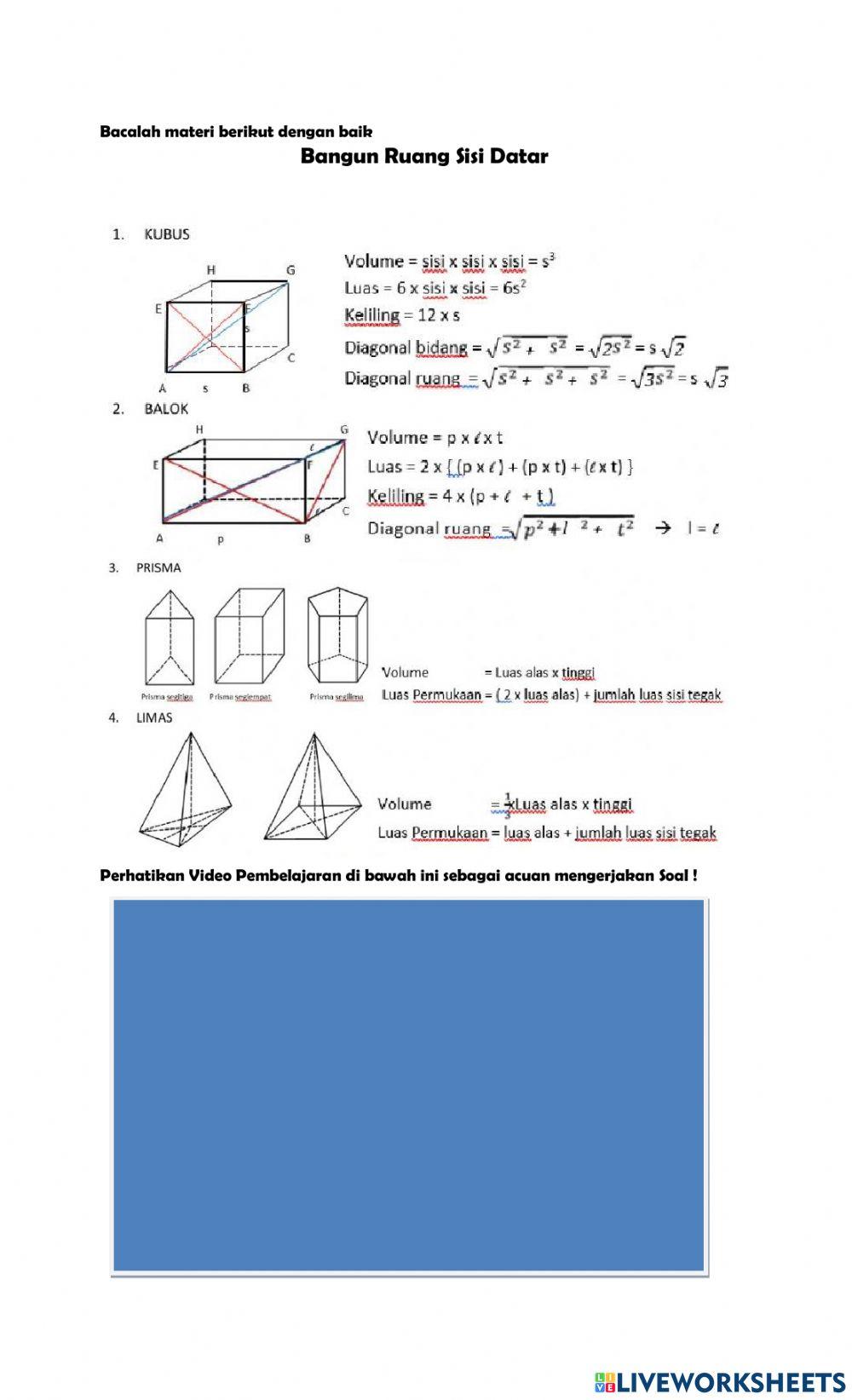 Bangun Ruang Sisi Datar