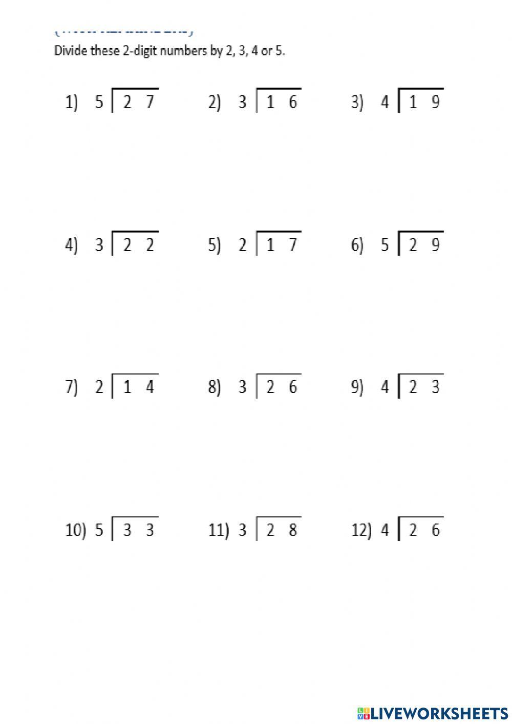 2digit By 2 Digit Multiplication Anchor Chart