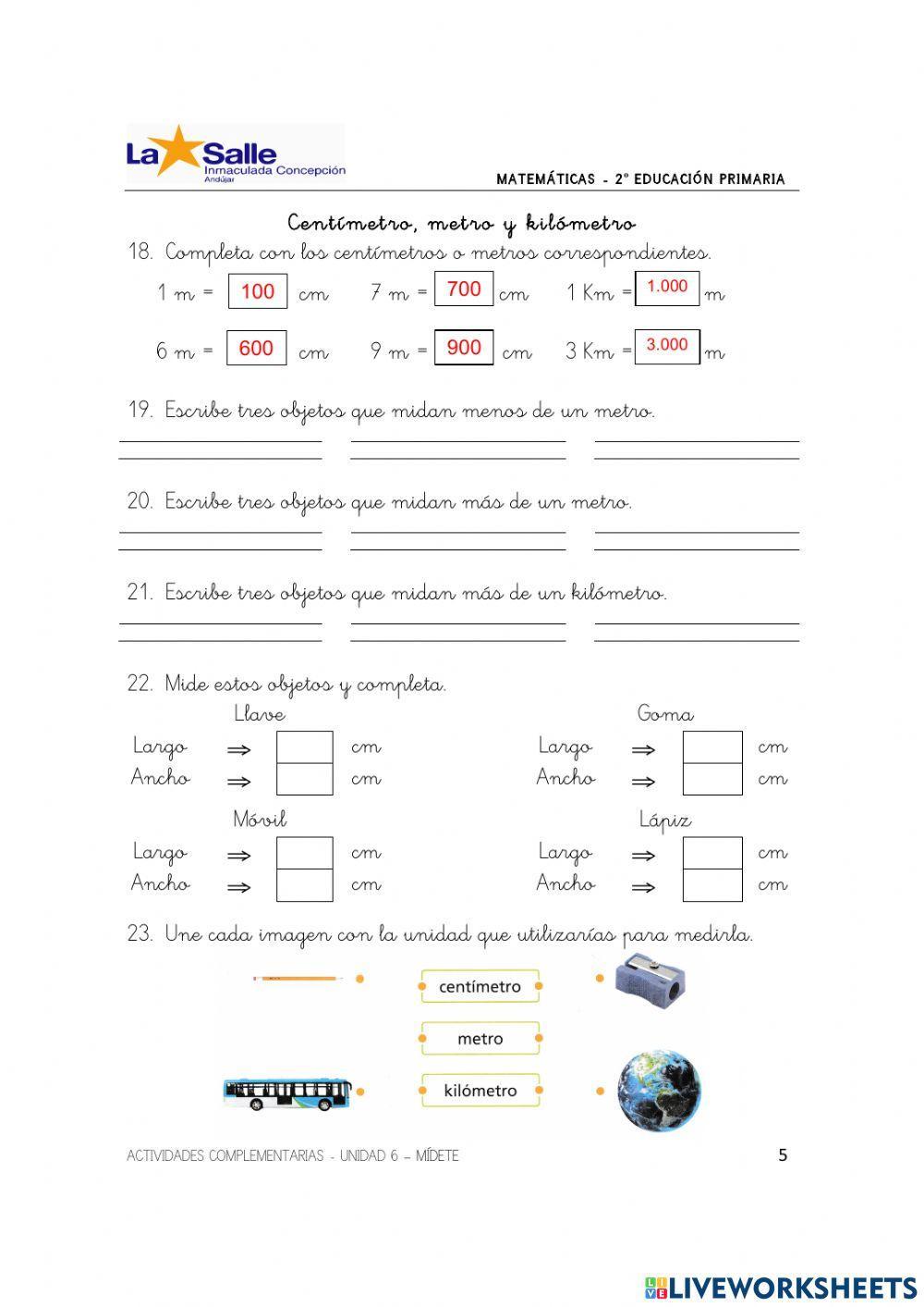 Ficha 4-CM, M, KM-Unidad6-MA2ep Ficha 4-CM, M, KM-Unidad6-MA2ep
