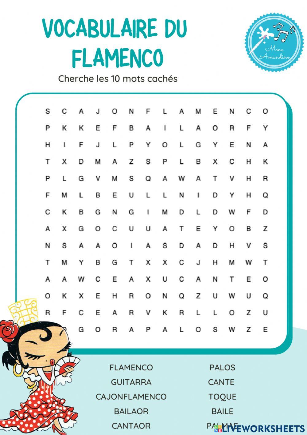 Vocabulario del flamenco