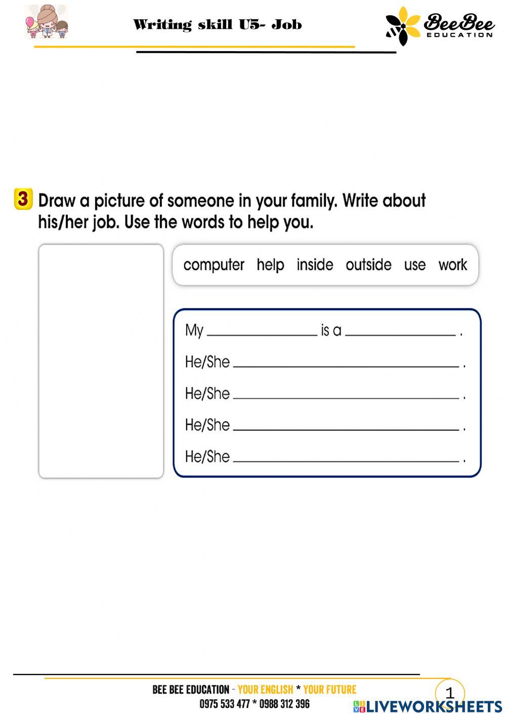 U5 Writing practice in class