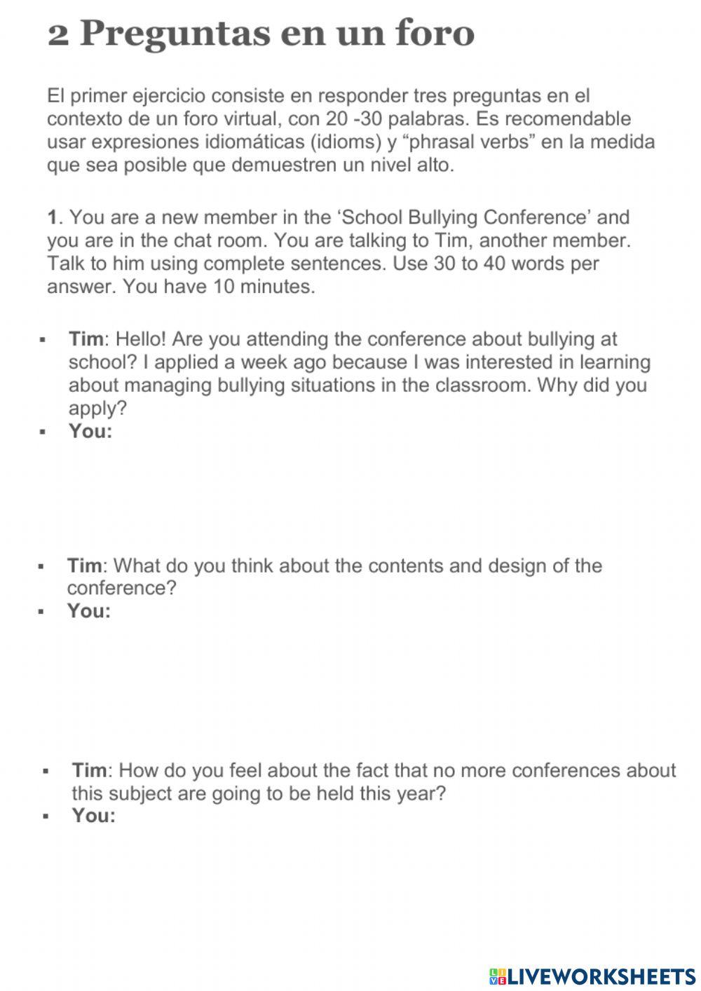 Aptis advanced writing