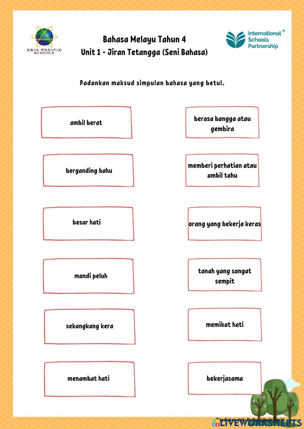 Tahun 4 - Unit 1 (Seni Bahasa)