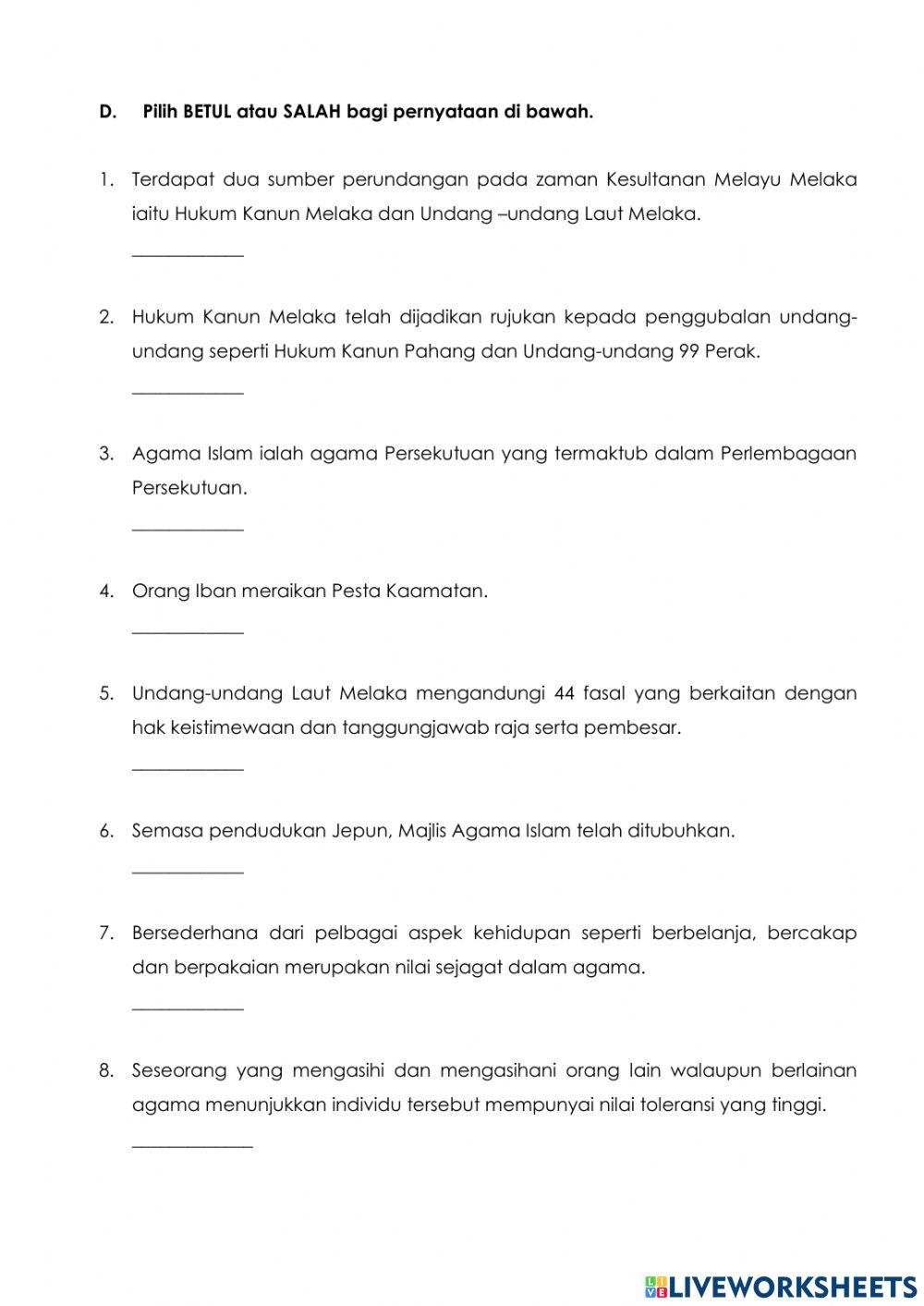Agama islam di malaysia