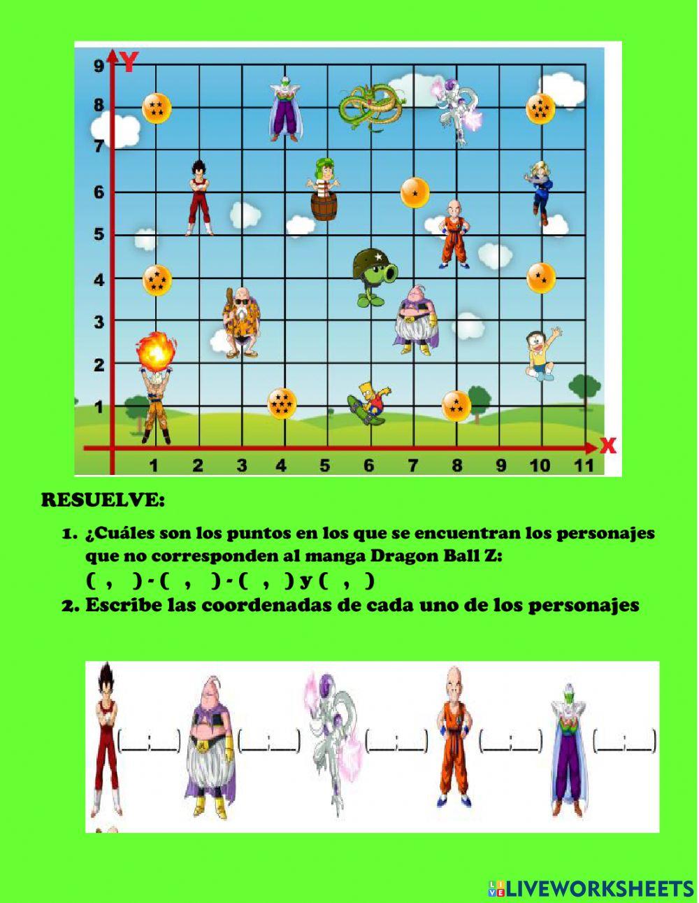 Coordenadas en el plano cartesiano