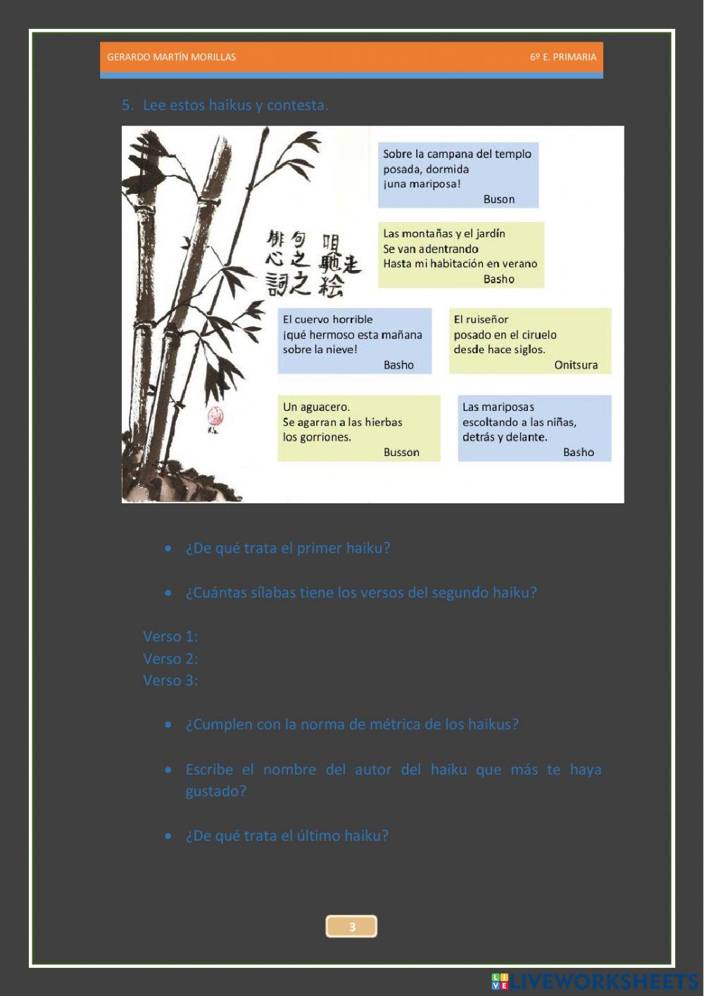 Competencia literaria 6.