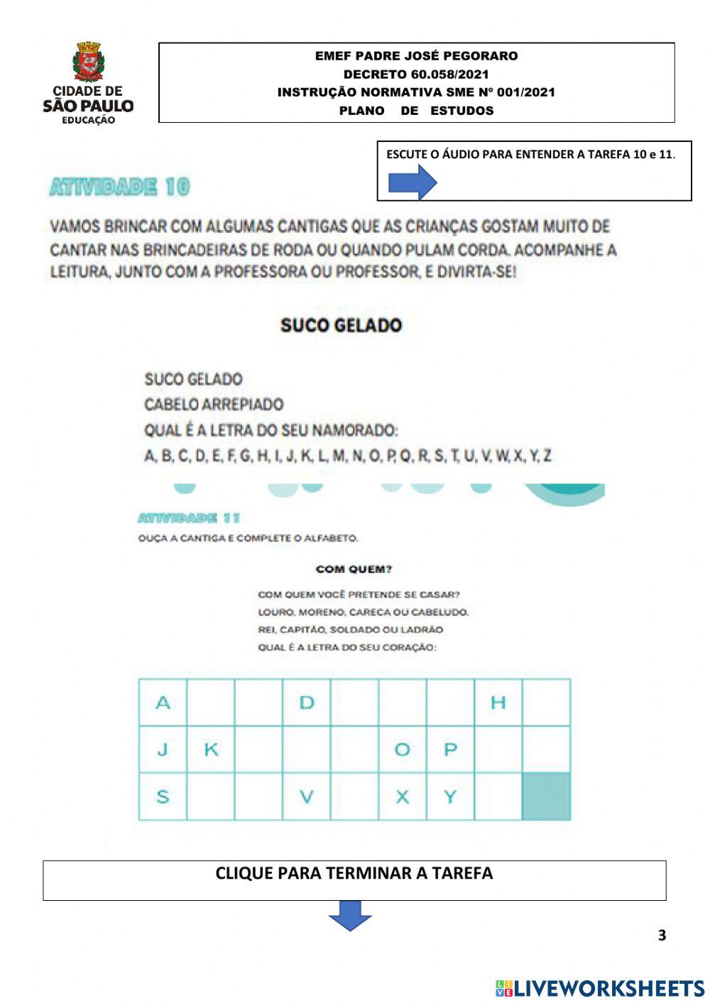 Continuação semana 22 de fevereiro de 2021