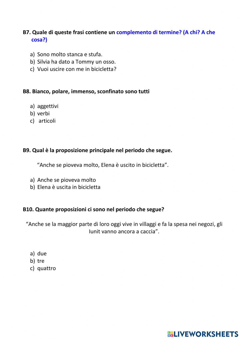 Il popolo dei ghiacci INVALSI