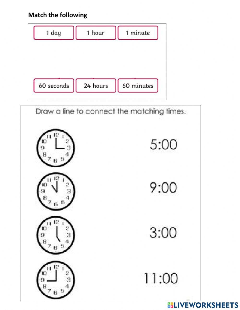 Read the Time O CLOCK