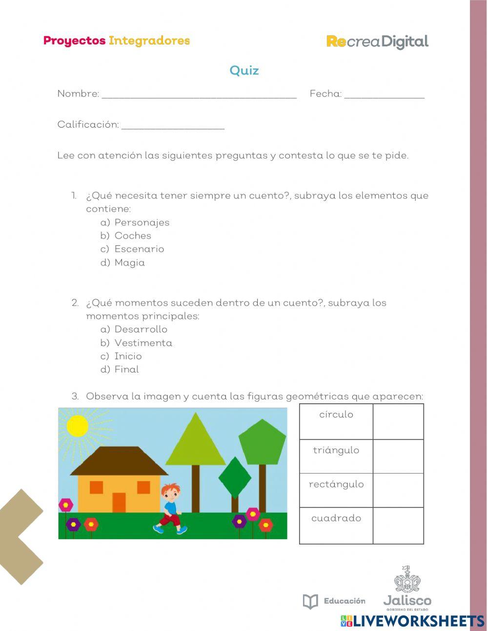 Evaluación Proyecto Fabrica de cuentos