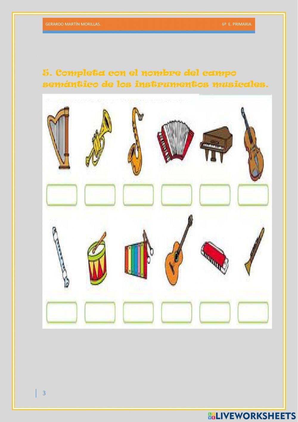 Taller de vocabulario. Ficha 8.