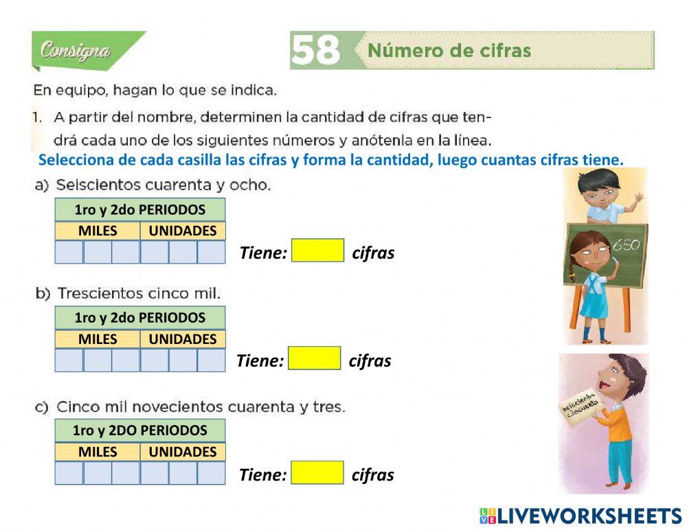 Desafío 58 Número de cifras