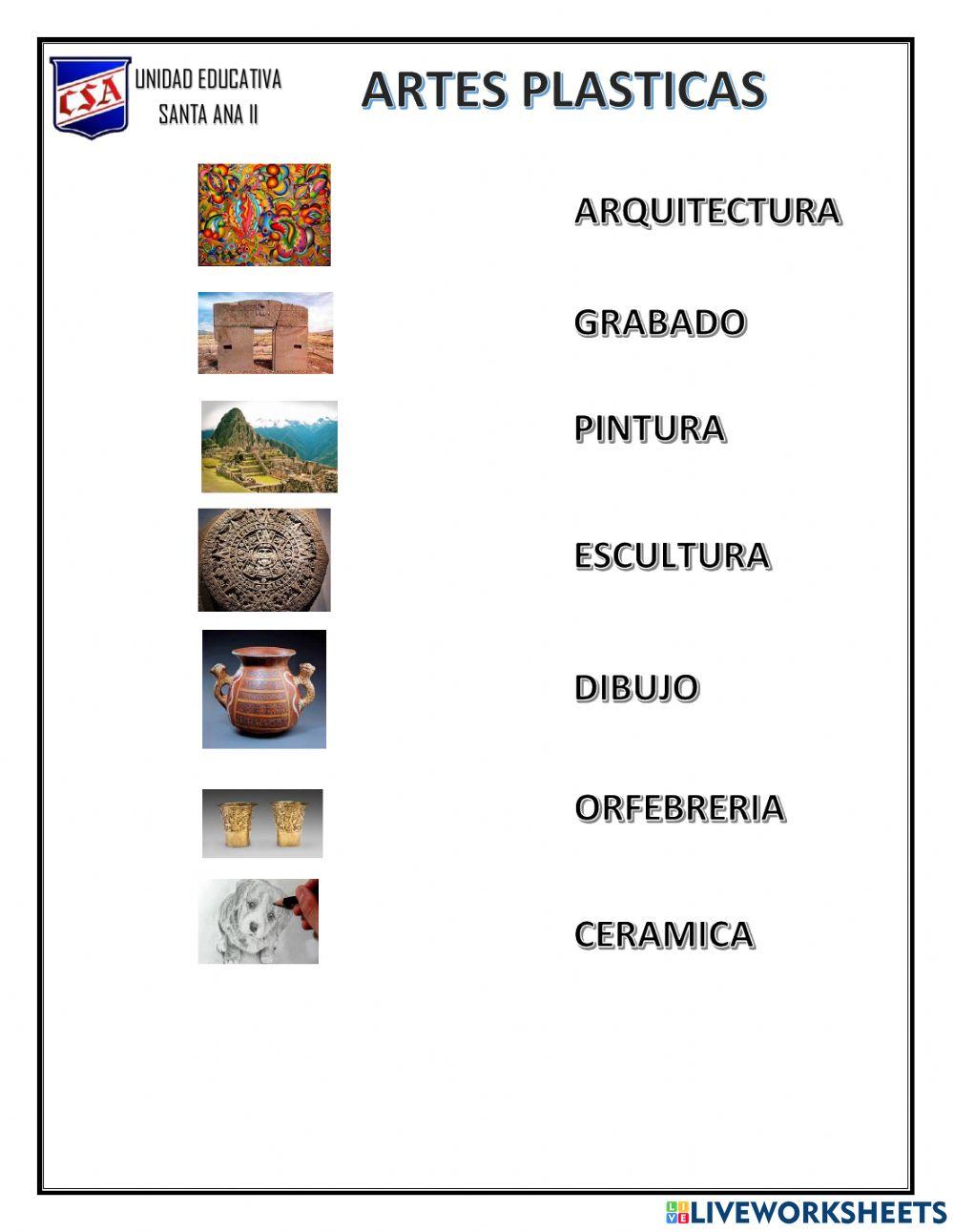 Ejemplos de artes plasticas