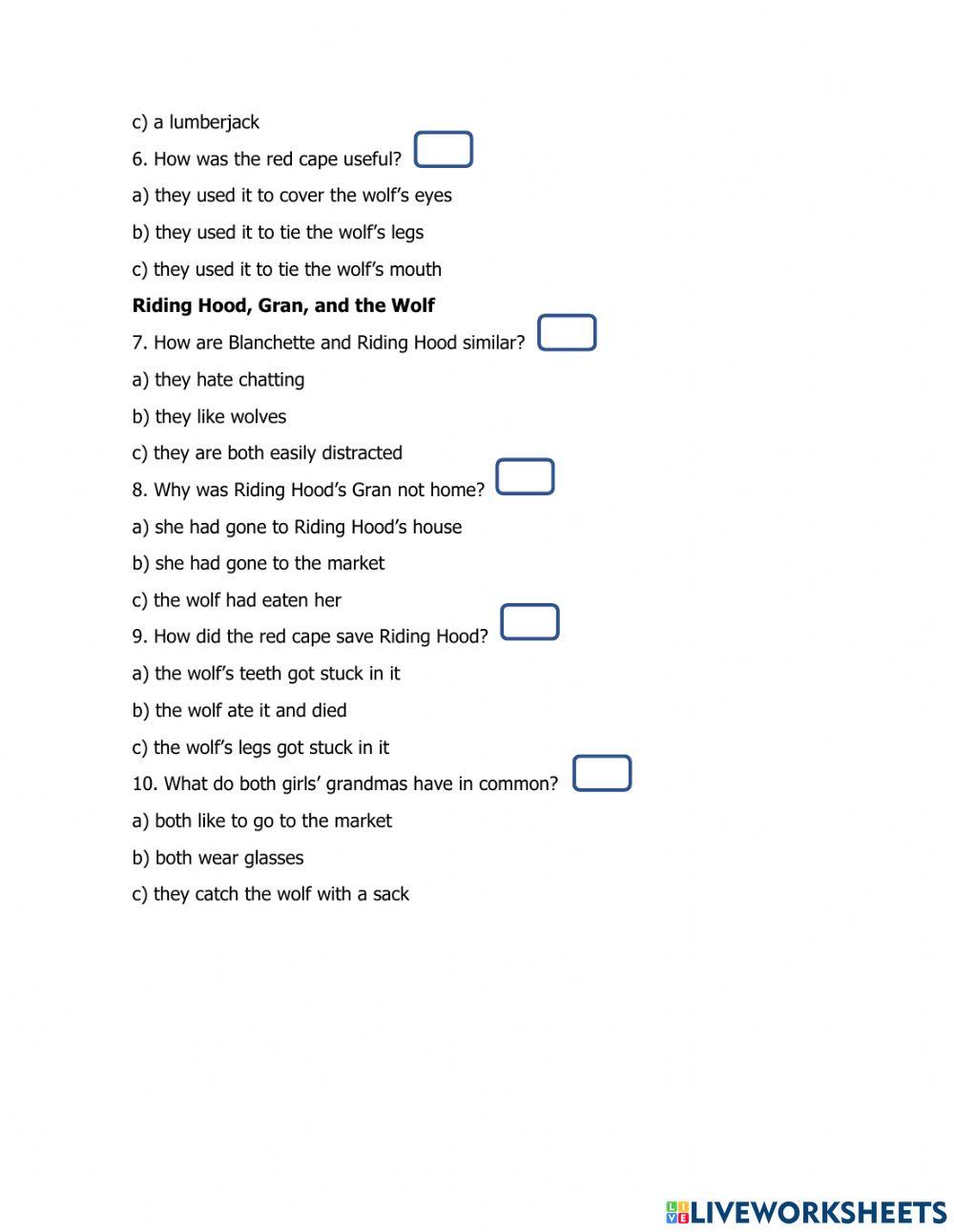 Little Red Riding Hood