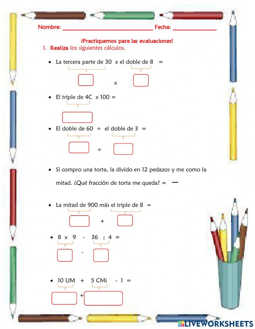 Repaso de aritmética