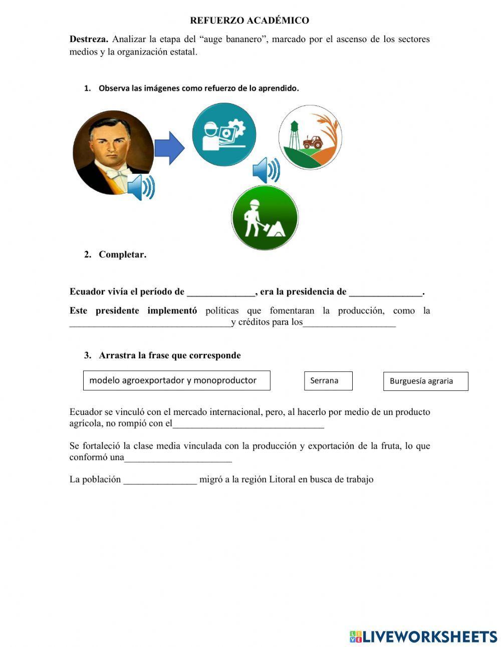 El auge bananero ecuador