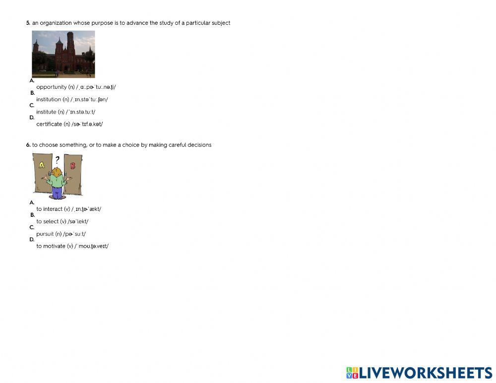 Unit 10-Life-long learning Pop Quiz