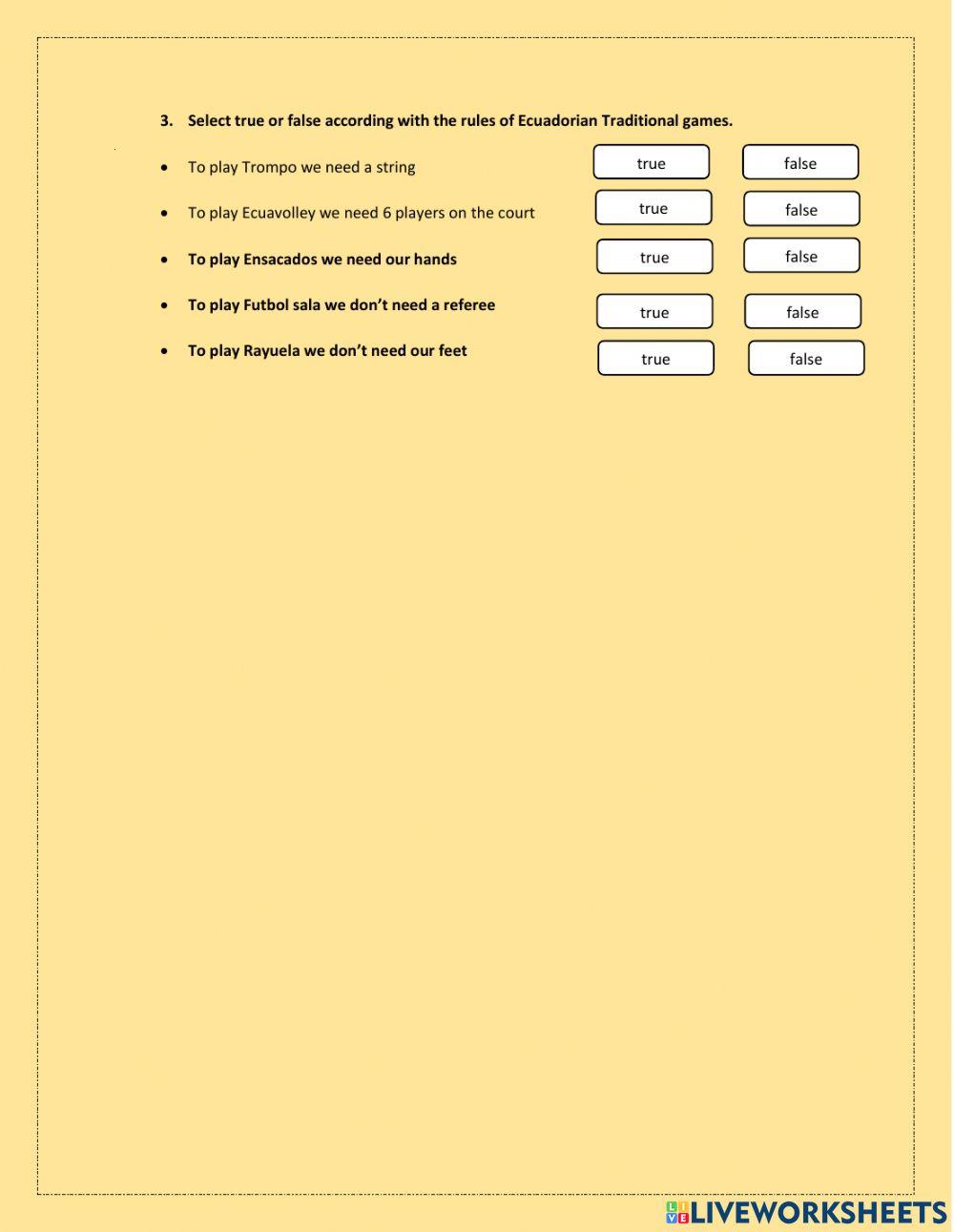 Traditional ecuadorian games 2