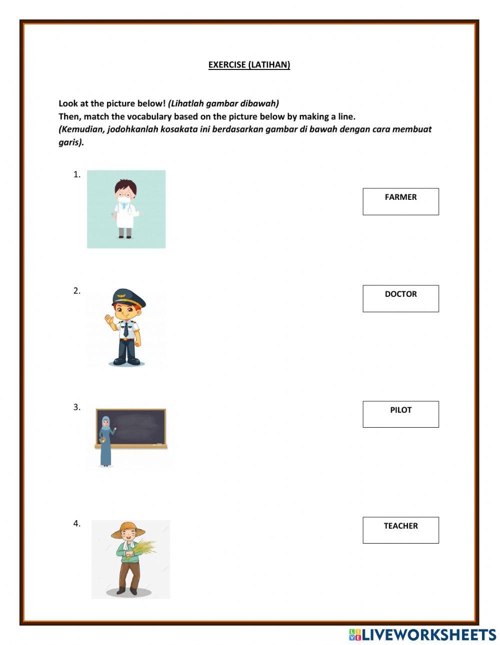 Exercise Bahasa Inggris