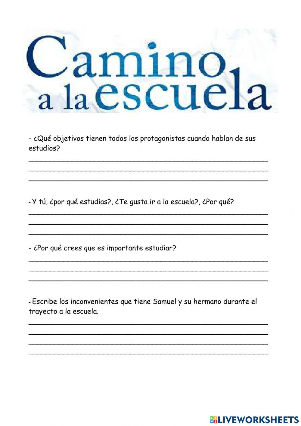 Camino a la escuela 3