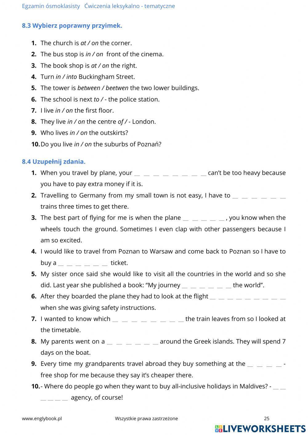 Podróżowanie i turystyka