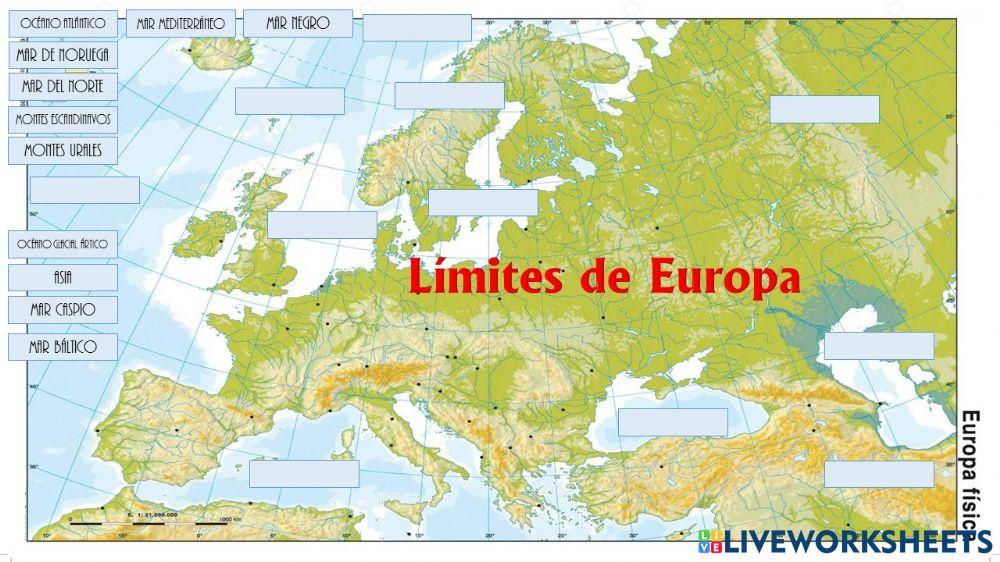 Límites Físicos de Europa