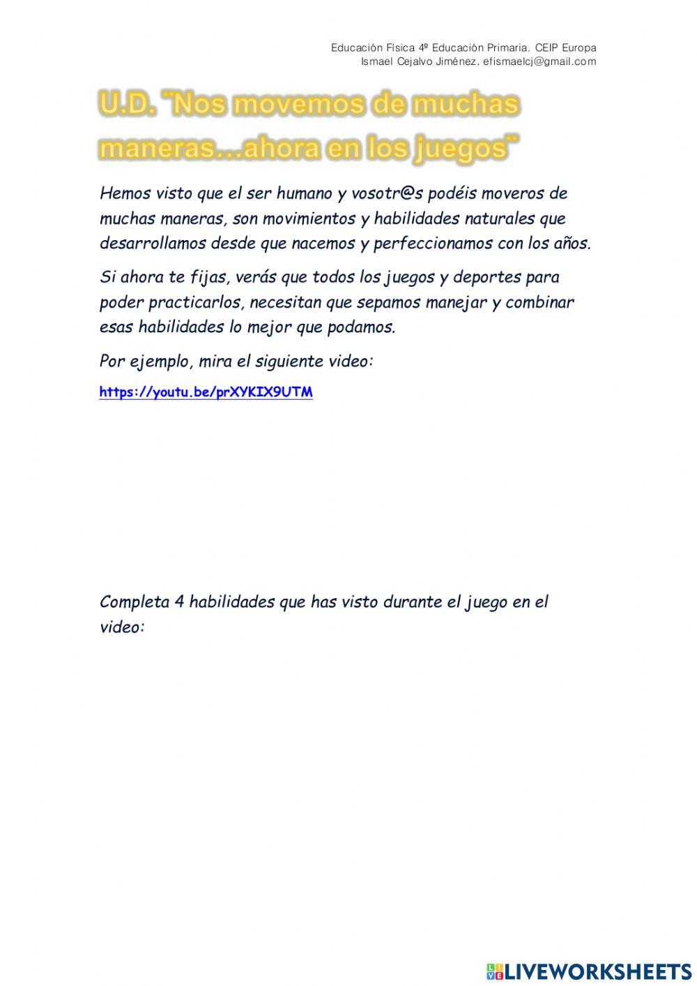 Deportes alternativos 4º