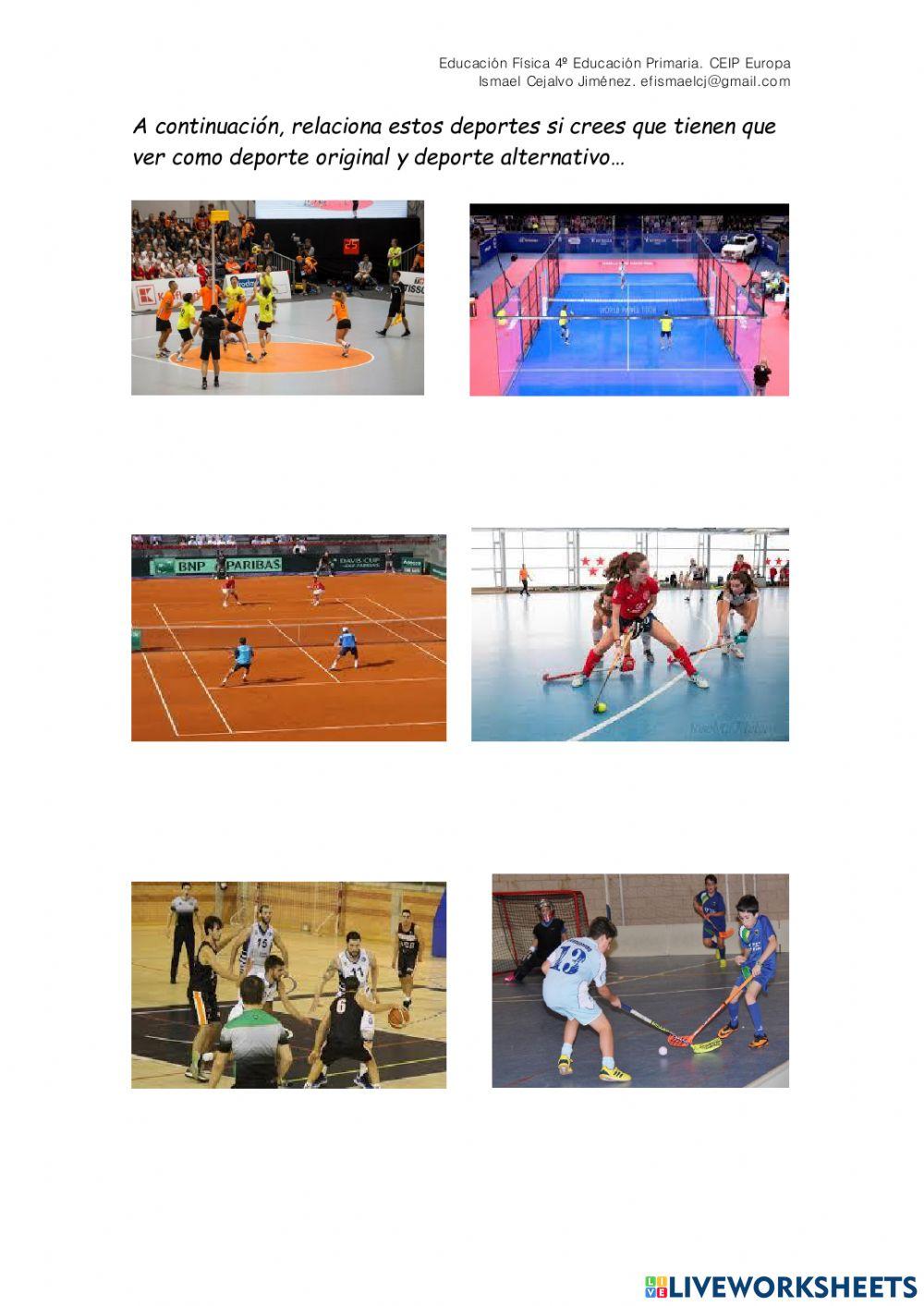 Deportes alternativos 4º