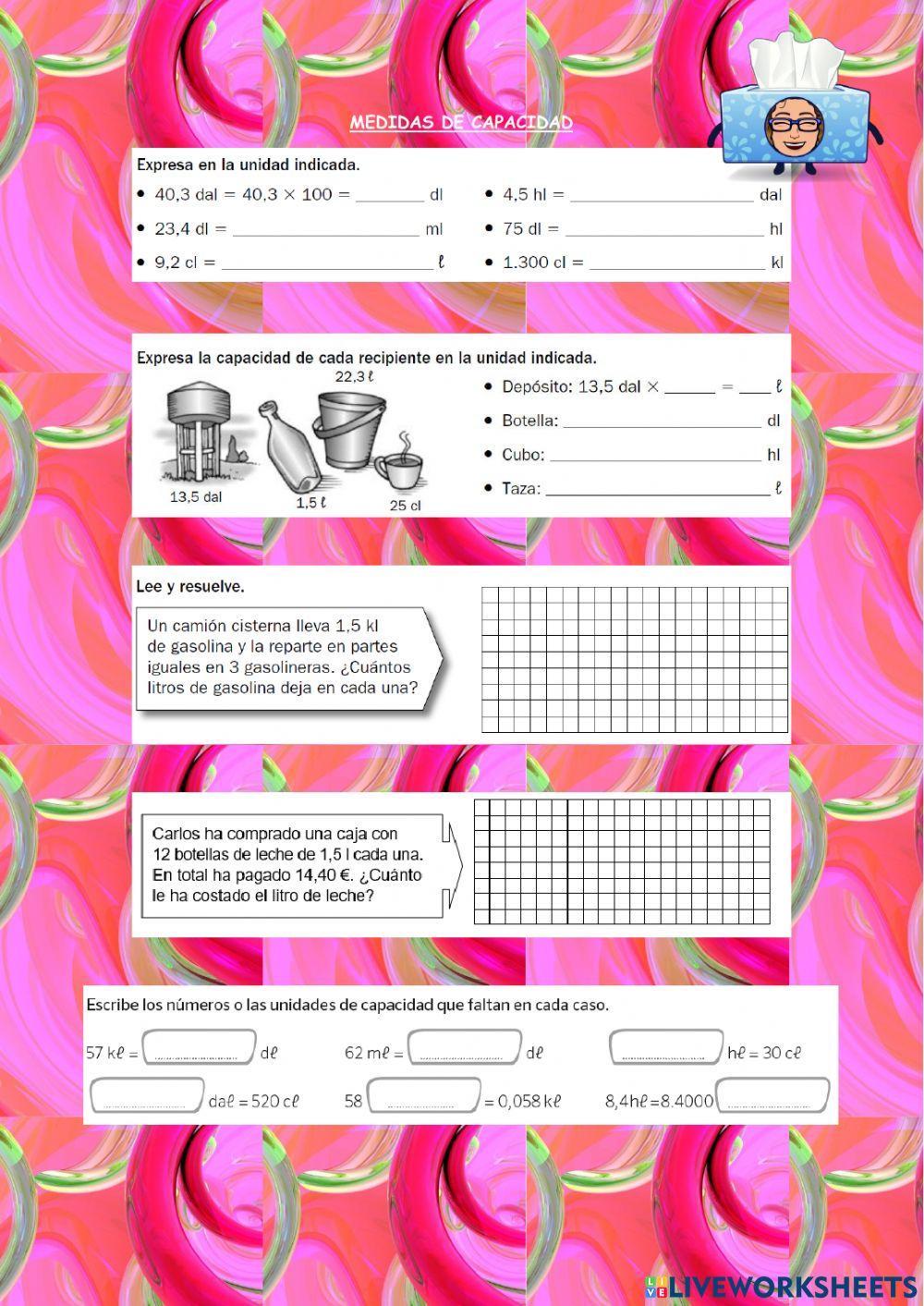 Medidas de capacidad