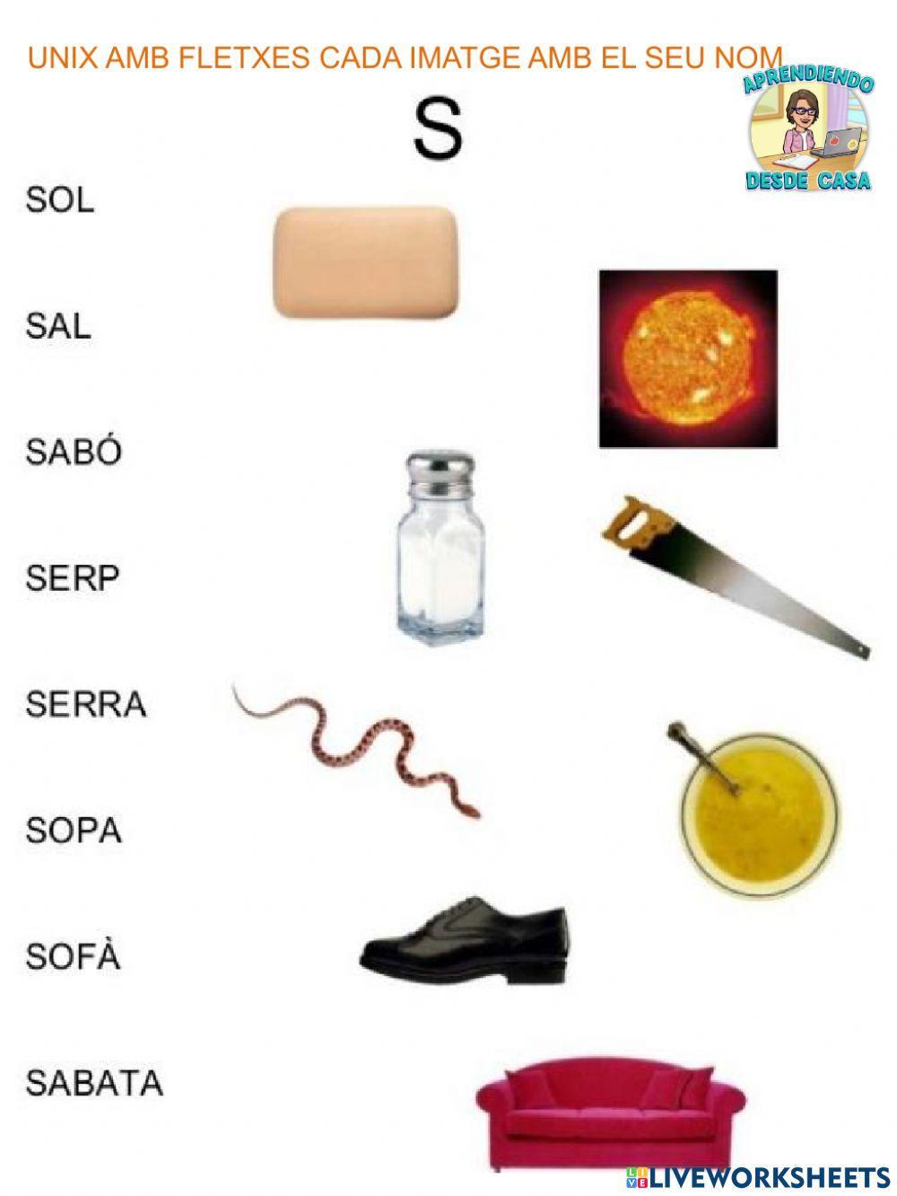 Llegir i unir paraules i fotos