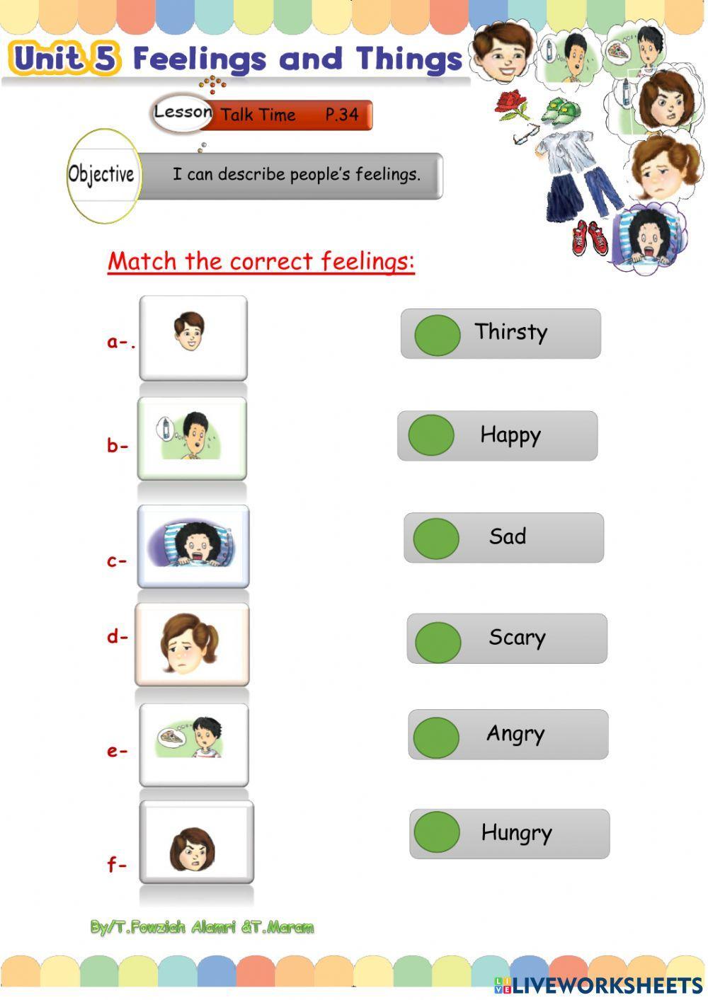 Feeling - what's the matter ? Feeling - what's the matter ?