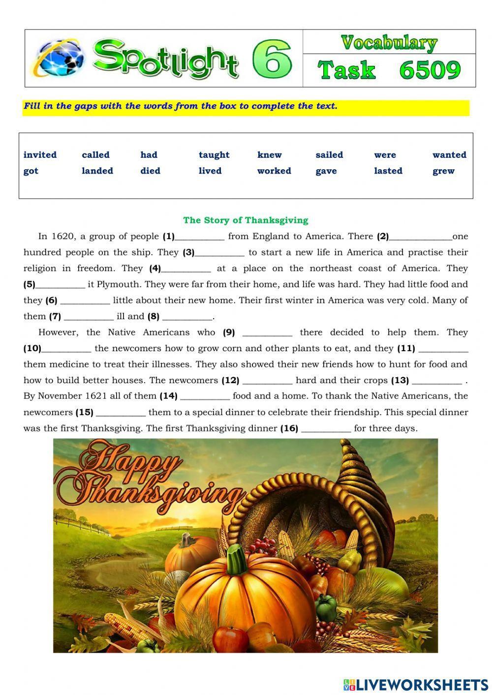 Spotlight 6 Task 6509