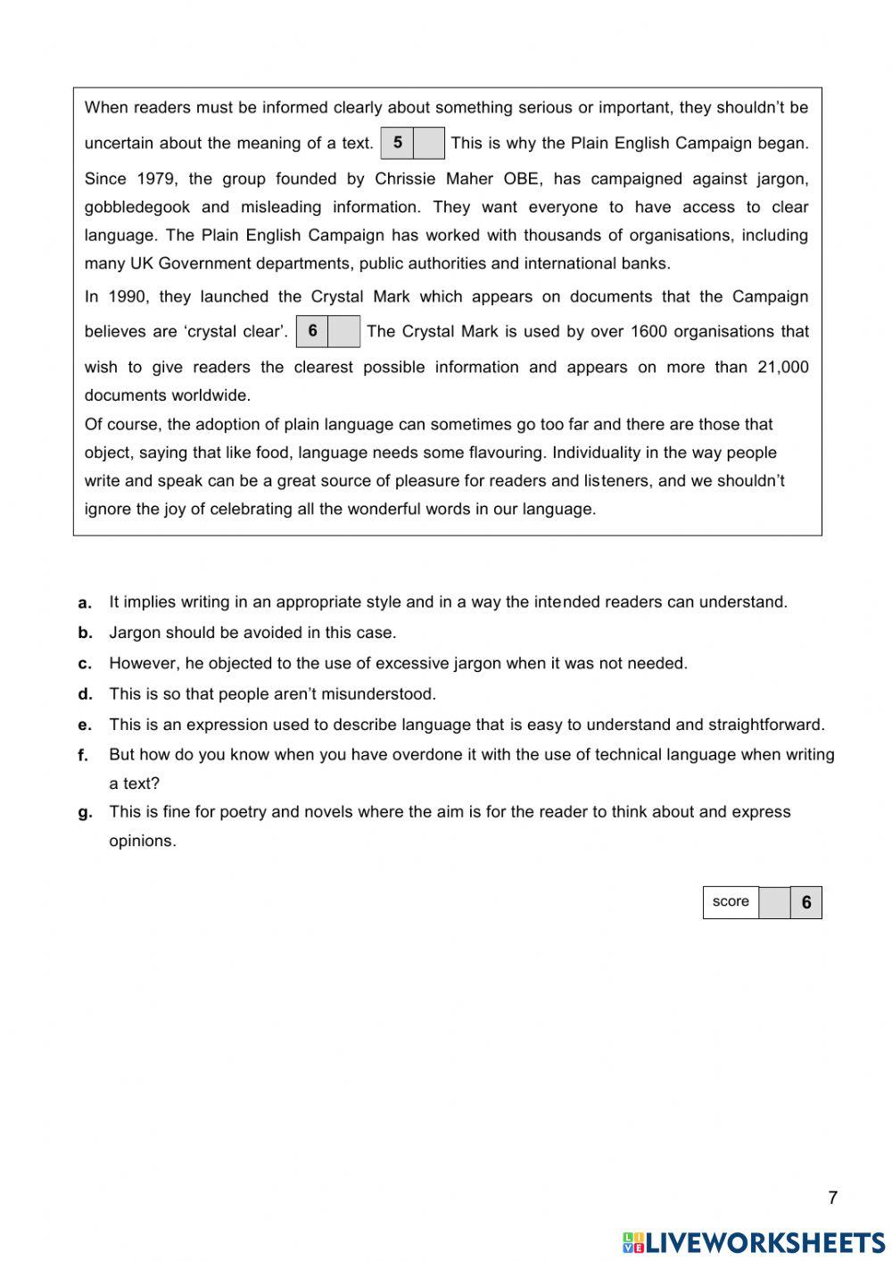Pioneer B2 Module 7. Test