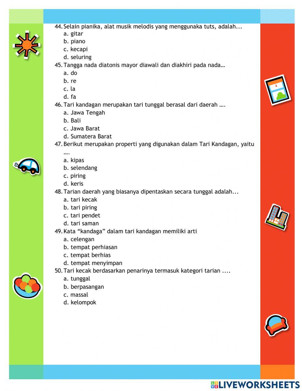 SOAL PTS GENAP TEMA 6 KELAS 6 2021