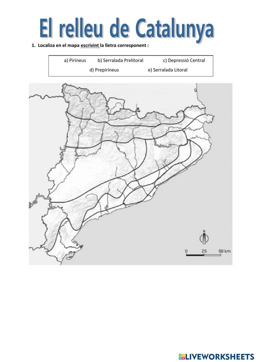 Geografia física de catalunya: relleu, rius i vegetació.